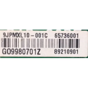 MAIN PARA TV LG / NUMERO DE PARTE 65736001 / EAX69058901 / 89210901 / 9JPMXL10-001C / G09980701Z